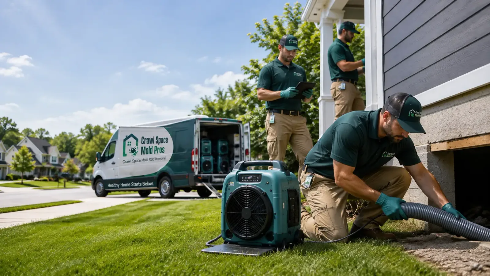 Crawl Space Mold Removal in Waverly, IA